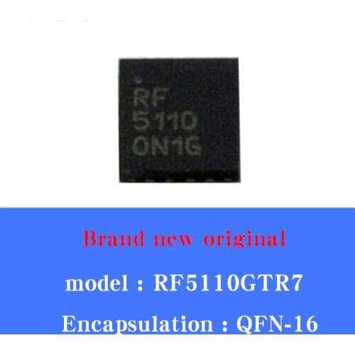5/pcs Lot RF5110GTR7 RF5110 RF5110G QFN16 RF power RF amplifier brand new imported original