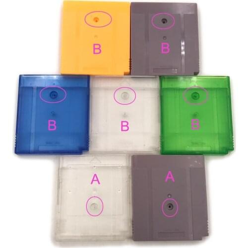 10PCS Clear Green Replacement for GBA SP W/ Screw Game Cartridge Housing Shell for GB GBC Card Case