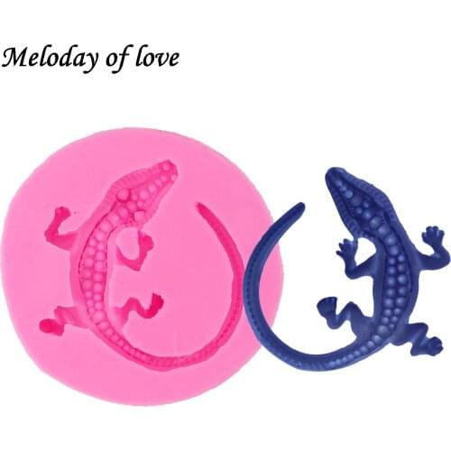 Snake lizard mold Fondant Chocolate DIY Cake Decorating Tools silicone molds for 3D crafts Resin Clay Soap Mold DY0044
