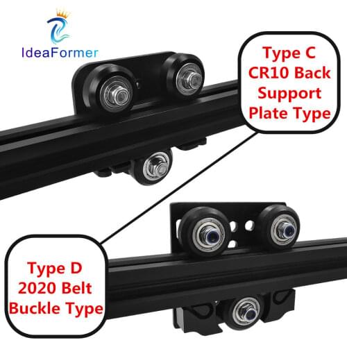 1 Set 3D Printer Parts Openbuilds V gantry plate set special slide plate pulley for 2020/2040 V-slot aluminum profiles wheels
