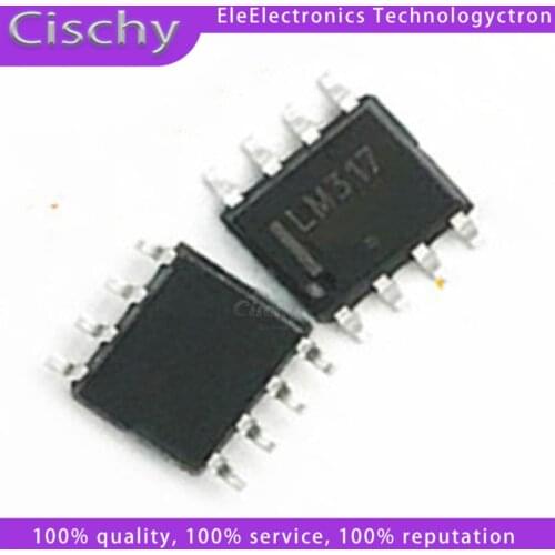 10pcs/lot LM317LDR2G LM317DR2G LM317LMX LM317DR LM317LM LM317LB LM317 SOP-8 In Stock