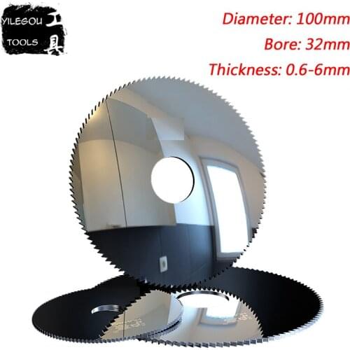 100mm Solid Alloy Tungsten Circular Saw Blades. 100x32mm Tungsten Steel Milling Cutter Cut Stainless Steel. Thickness 0.6-6mm