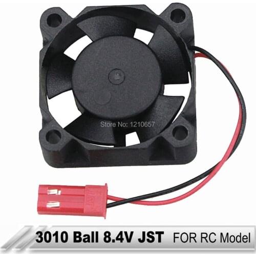 100PCS Gdstime 30mm 8.4V JST Ball 30x30x10mm 3CM DC Cooling Fan Brushless Motor For DIY RC Airplane Boat Parts Model Accessories