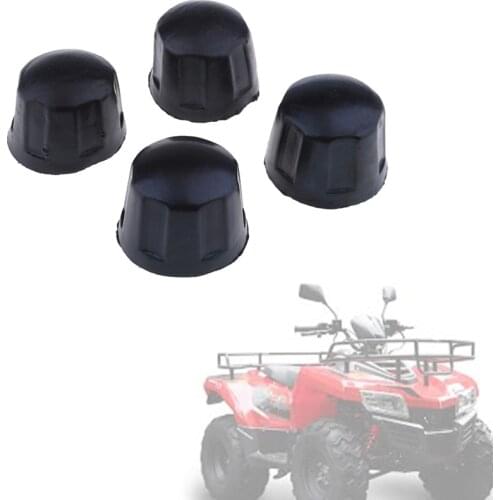 4Pcs Rubber ATV Dust Cover Nuts for 50cc 70cc 110cc 125cc Quad Bike Go Kart ATV Accessories Dust Protector