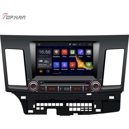 TOPNAVI 8'' Octa Core 4GB RAM Android 6.0 Car Radio for MITSUBISHI LANCE/Galant Fortis/Lancer Fortis/Lancer iO/ Lancer EX