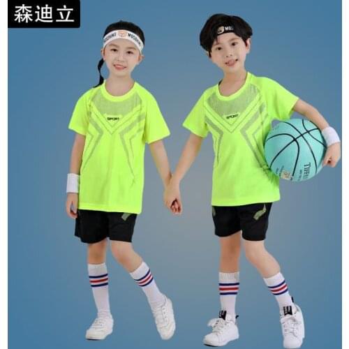 Children Sets football uniforms boys and girls sports kids youth training suits print soccer set Soccer Jerseys Tracksuit