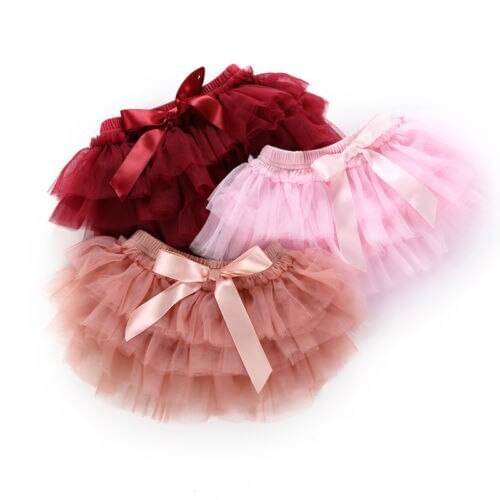 Newborn Baby Girls Panties Skirts Dancewear Pettiskirt Headband Outfits