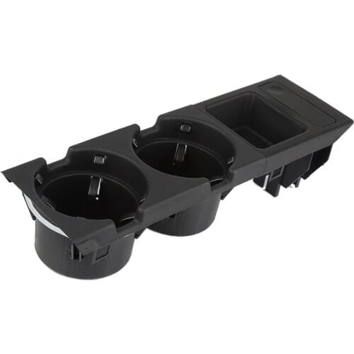 For BMW Black Multi Function Car cup bottle Holder money coins Storage Box For BMW E46 318 320 325 330 98-04 Drink Cup Holder