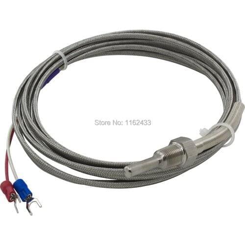FTARP09 K type 30mm probe length 3m cable thermocouple temperature sensor PT1/8 3/8 thread