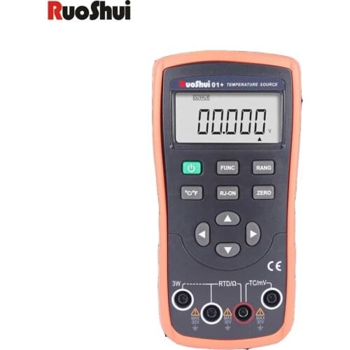 Resistance Voltage Meter Signal Generator Source Thermocouple PT100 Temperature Process Calibrator 20mA 10V/mV Tester Generador