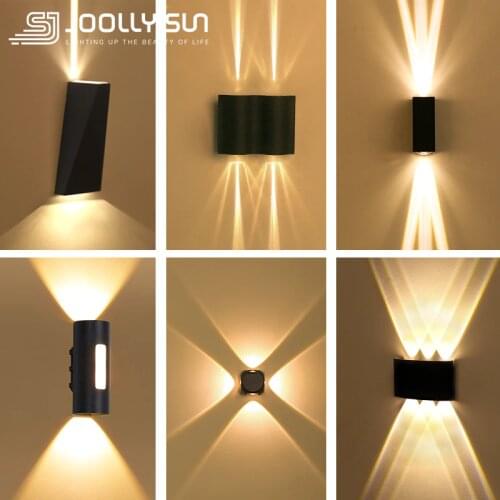 Joollysun 2W-12W Home Outdoor Lighting LED Wall Lights Waterproof IP55 Porch Light Modern Wall Lamp Decoration Balcony Light