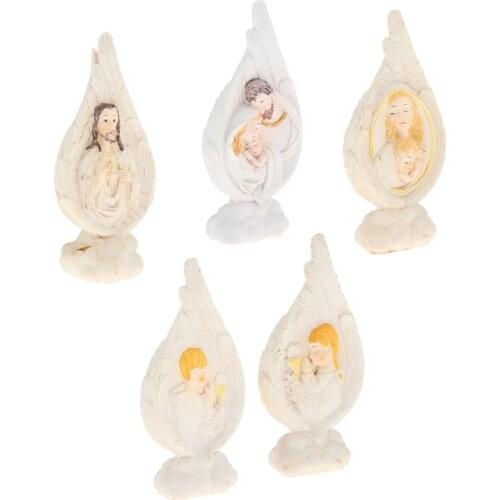 Classic Holy the Madonna Jesus Statue Figurine Tabletop Sculpture Home Gift