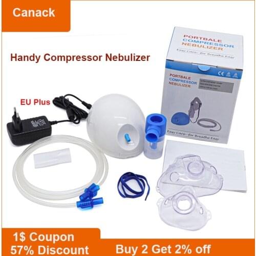 Compressor Nebulizer Portable Asthma Inhaler Nebulizator For Children Adult Health Care High-quality Equipment EU Plug
