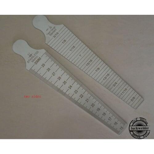 Taper Welding Gauge Gage 15-30mm Test Ulnar Welder Inspection Inch and Metric