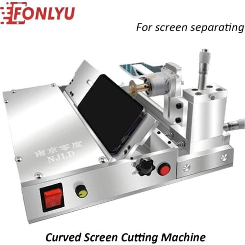 For Samsung Edge LCD Screen Bezel Dismantle Cutting Machine With Precision Infrared Location Inclined Edge Glass Cut Separator
