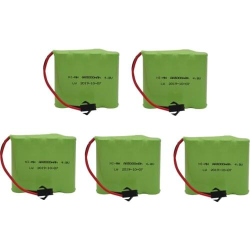 4.8v 3000mah NiMH Battery For Rc toys Cars Tanks Robots Boats Guns 4.8v Rechargeable Battery Ni-MH 4*AA Battery Pack