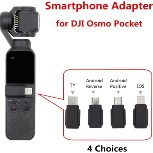 Osmo Pocket Smartphone Adapter Phone Connector Micro USB TYPE-C Android IOS Connector For iPhone Phone for DJI OSMO Pocket