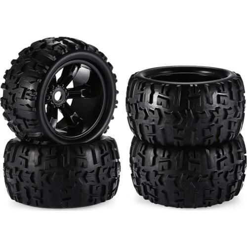 FBIL-4Pcs 150mm 1/8 Truggy Monster Truck Wheels Tires for Redcat Rovan HSP HPI Kyosho Hobao Hongnor Team Losi Baja ZD Racing