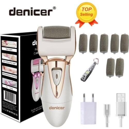 Electric Pedicure Foot File Callus Remover Grinder Professional Spa Electronic Micro Pedi for Hard Cracked Dead Skin
