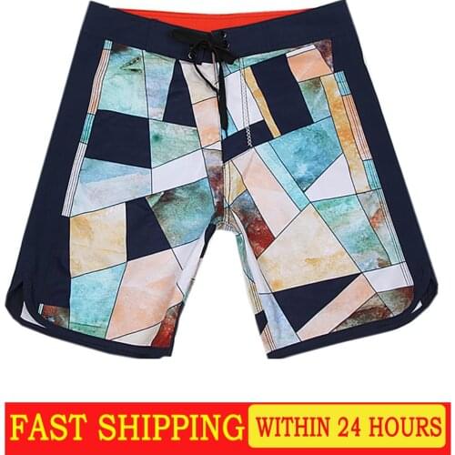 Procurement Bermuda mens casual breathable quick-dry pants surf beach print sports shorts swim shorts swimwear cycling pants