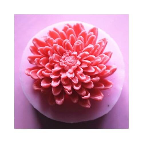 Silicone mold 3D Flower Mold Handmade Soap Candle Mold Chocolate Fondant Cake Mould Baking Mold DIY Tools