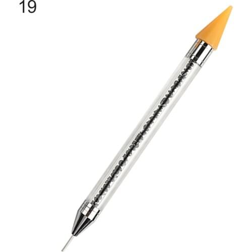 Nail Point Pen Double-Head DIY Acrylic Manicure Decoration Drill Doting Tool for Beauty наклейки на ногти