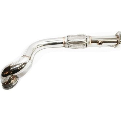 SS 3" V-band Turbo Flange 2.5" Downpipe fits for Hond@ 88-00 Civic CRX Integra B16 B18