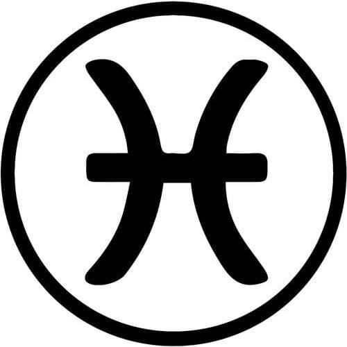 For Pisces Star Sign Zodiac Car Window Vinyl Decal Sticker
