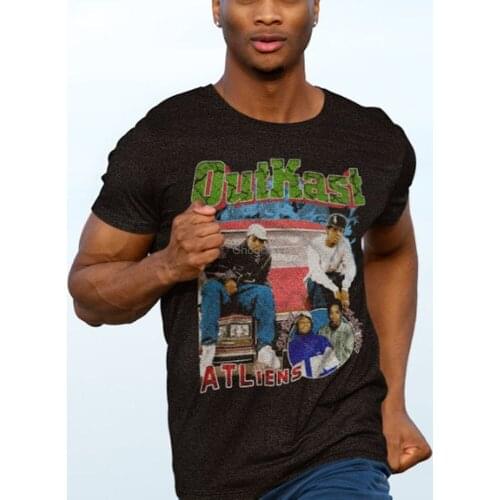 OUTKAST Atliens Raptee T Shirt Hip Hop T Shirt Rap Hip Hop 90s Retro Vintage T Shirt