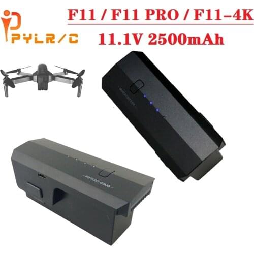 1/2/3Pcs Original 11.1V 2500mAh Battery For F11/ F11 PRO / F11-4K 5G Wifi FPV GPS RC Spare Parts for 11.1V Drone Battery