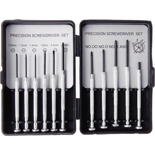 FATCOOL New 11pcs Jewelers Micro Screwdriver Set Precision Watch Jewelry Glasses Repairs Tools High Quality