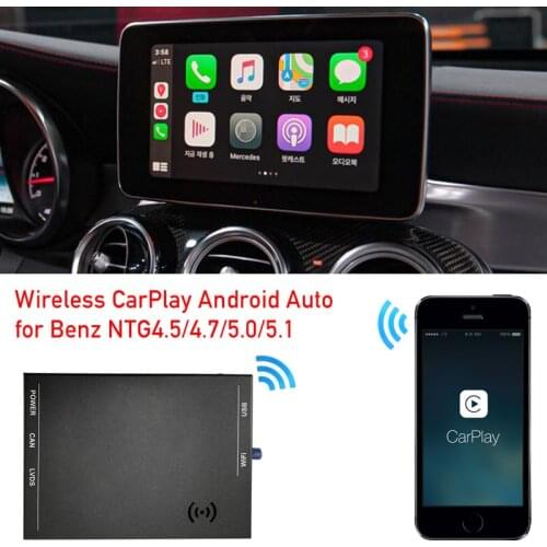 Mercedes Wireless CarPlay Radio Interface for Class A B C E G CLA GLA GLE ML CLS GLS Multimedia Screen NTG 4.5 / 5.0 Update Map