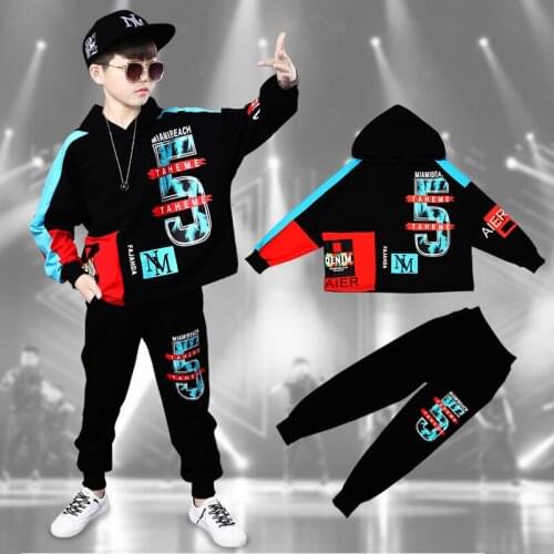 Children Clothes Suit New Autumn Spring Boys Tracksuit Letter Sweatshirt Pants 2PCS Kids Clothing Sets Teen Baby Boy Sportswear