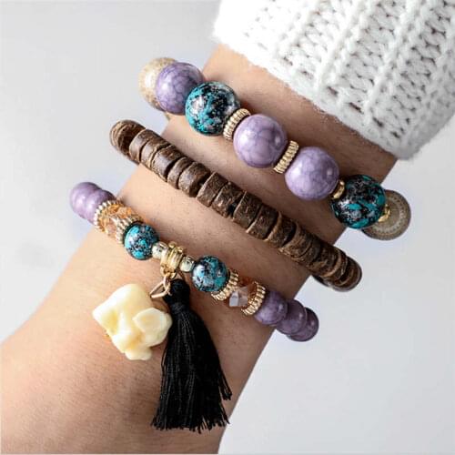 DHZALL White Bracelets