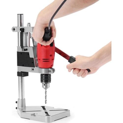 Electric Drill Bracket Single/Double Head Drilling Holder Grinder Rack/Clamp Bench Press Stand Or Aluminum Flat Nose Pliers