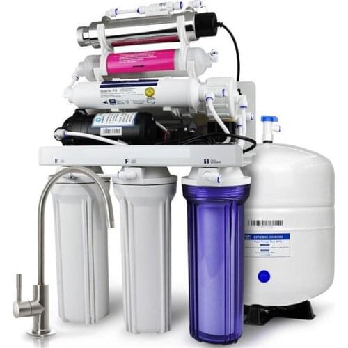 Good price 7 stage water filter with tank inside purifiers machine for home