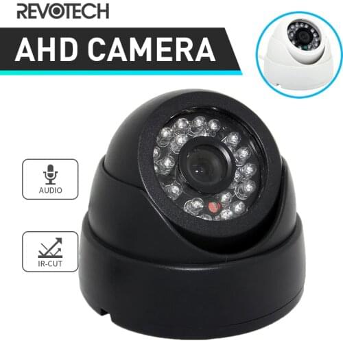 Audio 720P / 1080P Indoor AHD CCTV Camera 1.0MP / 2.0MP 24LED IR FHD Dome Camera Night Vision Security Cam with IR-Cut