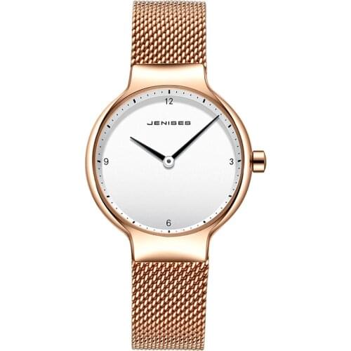 Montre Femme Women‘s Watches 2020 Fashion Luxury Steel Mesh Watchband Wristwatch Bracelet Ladies Watch Pink Gold Quartz Watch