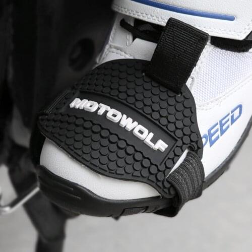 MOTOWOLF Motorcycle Gear Shift Rubber Sleeve Shoe Glue Protective Case Pad Gear Cover For Honda Yamaha Suzuki Kawasaki BMW KTM