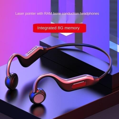 B1 Earphone Bone Conduction Bluetooth Headset Wireless Sport Earphones Waterproof Hanging Bluetooth 5.0 Headset Noise Reduction