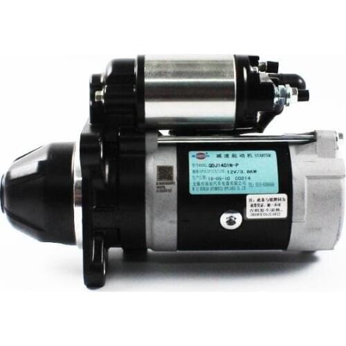 NEW HNROCK 12V 9T 3.8KW STARTER MOTORS QDJ1401N-P FOR LUOTUO 4105