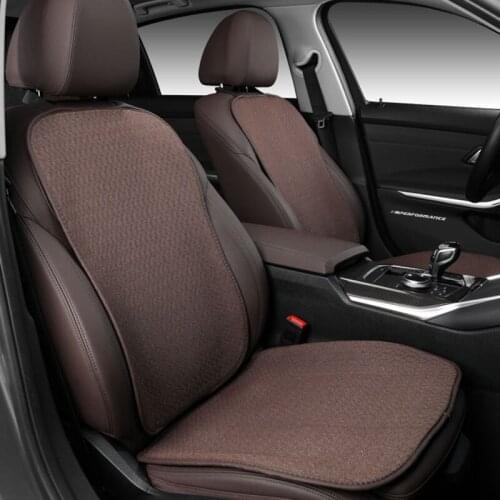 Car Seat Cushion For Tesla Model3, Model X S Y, Linen Material, Breathable, Summer