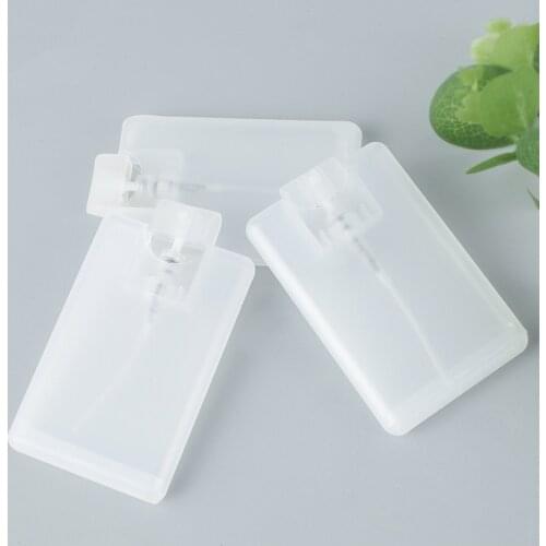 Clear 20ml Spray Bottles Moisturizing Water Parfum Refillable Container for Alcohol Portable Card High-End Perfume Plastic 30pcs