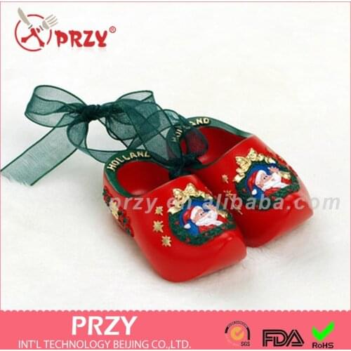 PRZY PRZY Silicone Mold 3d Creative Christmas Tree Ornaments Hanging Holiday Ornaments Shoes Molds Gift Dutch Wooden Birthday