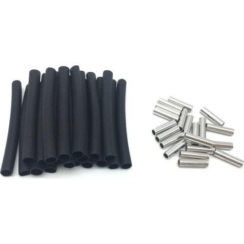 Carbon Fiber Floor Heating Wire Connection Kits Copper Tube and Heat Shrinkable Sleeves Each 20 pcs/bag