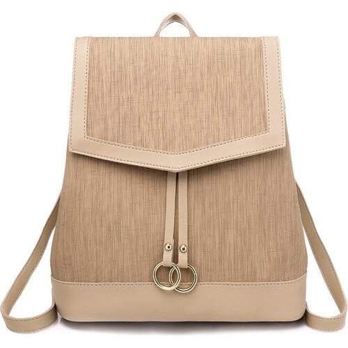 Vintage Tassel Pu Leather Multi-zip Clamshell Women Backpacks High Quality Soft School Bags High Capacity Designer Travel Bags