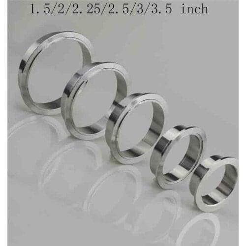 Top Quality 1.5/2/2.25/2.5/3/3.5 inch Auto Stainless Steel V band Male Famale Flange Exhaust Flange 76mm