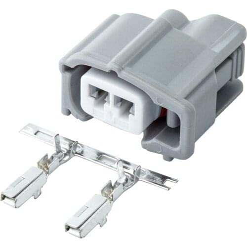 10pcs/lot 2 Pin Female 6189-0611 Auto Electrical Sumitomo Fuel Injector Nozzle Connector For Honda Toyata LEXUS 1G-FE 1GR -FE