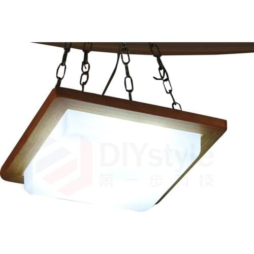 2017 European art glass and rubber wood professional art glass China Post free mail home ceiling lamp