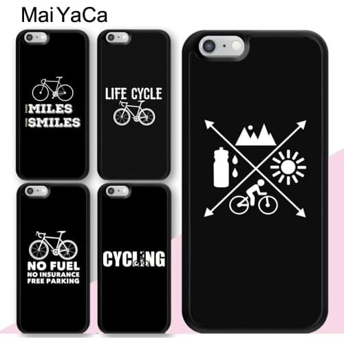 MaiYaCa Mountain Bike Cycling Lover Case For iPhone XR X XS Max 12 mini 11 Pro Max SE 2020 6S 7 8 Plus Back Cell Housing Cover